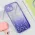 Futrola - maska Frame Glitter za iPhone 15 6.1 ljubicasta.