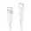 USB Data kabl KONFULON DC65, 3A, USB na Type C beli 1m.