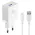 Kucni punjac KONFULON JK77 2.4A sa micro USB kablom beli 1m.