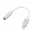 Adapter za slusalice iP-11 iPhone lightning na 3.5mm srebni.