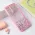 Futrola - maska Frame Glitter za Samsung A256B Galaxy A25 roze.