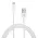 USB Data kabl L 3G QC, USB na Type C beli 1m.
