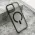 Futrola - maska BLURRY MagSafe za iPhone 15 (6.1) crna (MS).