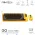 Combo mis tastatura wireless Fantech WK-898 GO mochi85 zuta.