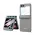 Futrola - maska SMOOTH LINE za Samsung F741B Galaxy Z Flip 6 5G siva (GKK case) (MS).