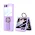 Futrola - maska STRAP RING CASE za Samsung F741B Galaxy Z Flip 6 5G ljubicasta (GKK case) (MS).