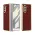 Futrola - maska GOLD LINE za Samsung F946 Galaxy Z Fold 5 5G crvena (GKK case) (MS).