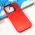 Futrola - maska Clear za iPhone 15 Pro 6.1 crvena.