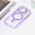 Futrola - maska Magsafe Transparent za iPhone 16 Pro 6.3 ljubicasta.