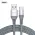 USB Data kabl Remax Colorful RC-152a Type C sivi 1m.