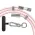 USB data kabl Moxom MX-CB313 Type-C to Lightning strap pink (MS).