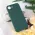 Futrola - maska Teracell Soft Velvet za iPhone 16e 6.1 tamno zelena.