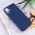 Futrola - maska Teracell Soft Velvet za iPhone 16 Plus 6.7 tamno plava.