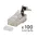 Konektor RJ45 metal CAT 7 100 kom.