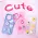 Futrola - maska Cute za Samsung A065F Galaxy A06 pink.
