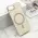 Futrole GLAM GLOW MagSafe za iPhone 16E (6.1) siva (MS).