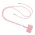 Univerzalni drzac telefona Crossbody roze.