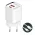 Kucni punjac LDNIO A2317C, 3.6A, QC3.0 18W, PD 30W sa iPhone lightning kablom beli.