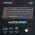 Tastatura Mehanicka Gaming Fantech MK910 RGB PBT Maxfit81 Frost Wireless crna (blue switch).