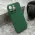 Futrola - maska VELVET TOUCH za iPhone 16 Pro (6.3) tamno zelena (MS).