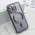 Futrola - maska GLITTER MAGSAFE za iPhone 15 Pro (6.1) ljubicasta (MS).