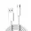 USB Data kabl LDNIO LS901 25W Fast micro USB beli 1m.