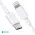 USB Data kabl Coteci CS2165 3A PD na iPhone lightning beli 1m.