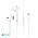 Slusalice Coteci MS-031 za iPhone lightning bele.