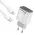 Kucni punjac KONFULON C69D+DC13 PD20W sa PD kablom Type C na iPhone lightning beli.