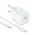 Kucni punjac Moxom MX-HC164 PD 20W Type-C na Type-C beli (MS).