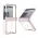 Futrola - maska Transparent COLOR LINE za Samsung F751B Galaxy Z Flip 7 5G roze (GKK case) (MS).