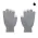 Rukavice za touchscreen RY M (22cm) sive.