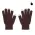 Rukavice za touchscreen RY M (22cm) braon.
