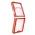 Futrola - maska Clear TPU za Samsung F721B Samsung F721 Galaxy Z Flip 4 crvena.