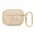Futrola - maska Guess za Airpods Pro PU Glitter Flake zlatna (GUAPHGGSHD).