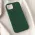Futrola - maska Teracell Soft Velvet za iPhone 15 Plus 6.7 tamno zelena.