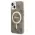 Futrola - maska Guess Hc Magsafe IML 4G Pattern za iPhone 15 6.1 braon (GUHMP15SH4STW).