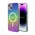 Futrola - maska Guess Hc IML Magsafe Iridescent za iPhone 15 6.1 crna (GUHMP15SHITSK).