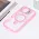 Futrola - maska Magsafe Transparent za iPhone 16 Pro Max 6.9 pink.
