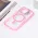 Futrola - maska Magsafe Transparent za iPhone 16 Pro 6.3 pink.