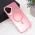 Futrola - maska Magsafe Clear za iPhone 16 Plus 6.7 roze.