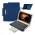 Futrola - maska sa Bluetooth Tastaturom Leather za Tablet 10" Univerzalna plava.