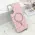 Futrola - maska GLAM GLOW MagSafe za Samsung A366 Galaxy A36 5G roze (MS).