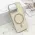 Futrola - maska GLAM GLOW MagSafe za iPhone 16 Pro (6.3) zlatna (MS).