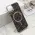 Futrola - maska GLAM GLOW MagSafe za iPhone 11 (6.1) crna (MS).
