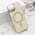 Futrola - maska GLAM GLOW MagSafe za iPhone 15 (6.1) zlatna (MS).