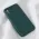 Futrola - maska Teracell Soft Velvet za iPhone 11 6.1 tamno zelena.