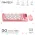 Combo mis tastatura wireless Fantech WK-898 GO mochi85 pink.