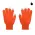 Rukavice za touchscreen RY M (22cm) narandzaste.