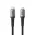 USB data kabl Superior SU-K101 pleteni 27W 3A Type-C na Lightning 1m crni (MS).